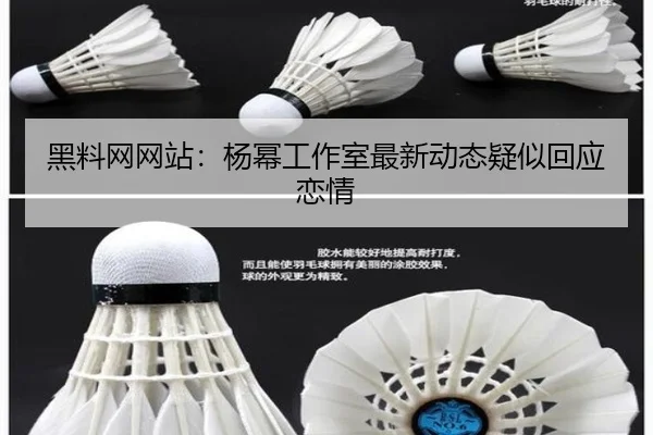 黑料网网站：杨幂工作室最新动态疑似回应恋情